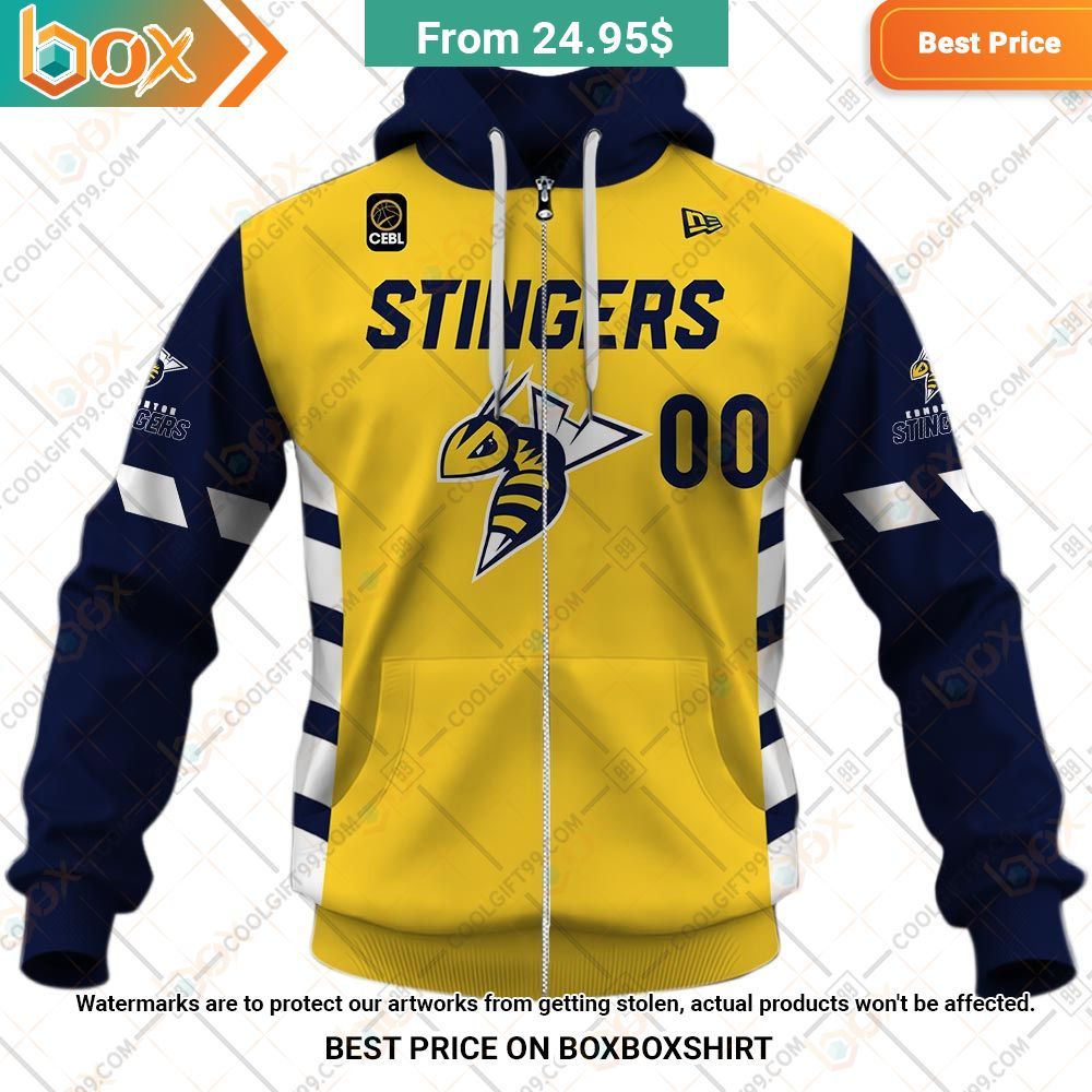 Personalized CEBL Edmonton Stingers Away Jersey Style Shirt Hoodie 12