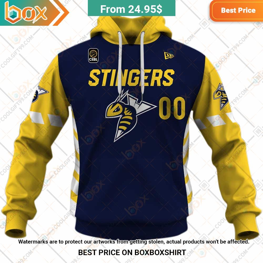 Personalized CEBL Edmonton Stingers Shirt Hoodie 2