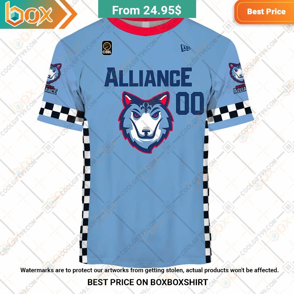 Personalized CEBL Montreal Alliance Away Jersey Style Shirt Hoodie 19
