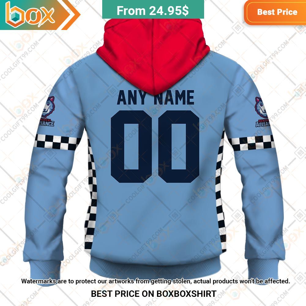 Personalized CEBL Montreal Alliance Away Jersey Style Shirt Hoodie 6