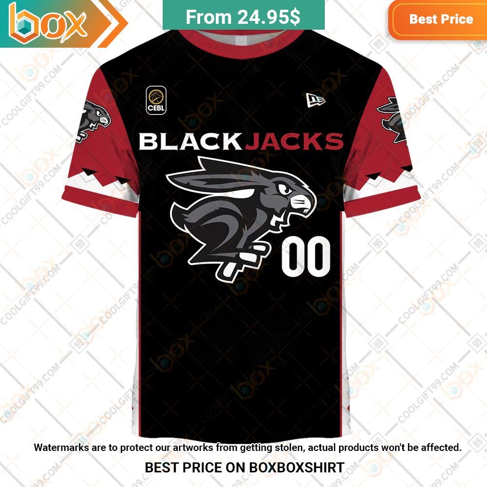 Personalized CEBL Ottawa Blackjacks Shirt Hoodie 3