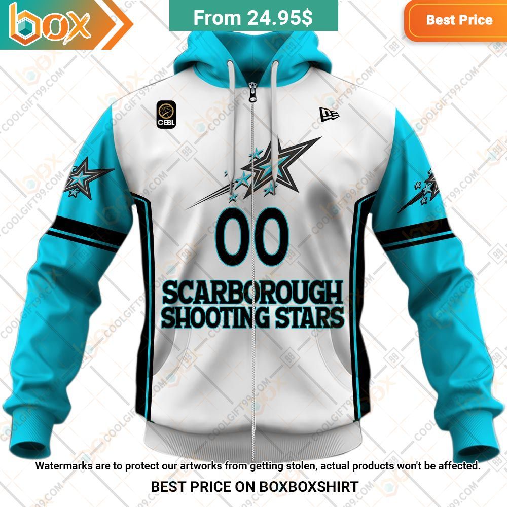 Personalized CEBL Scarborough Shooting Stars Away Jersey Style Shirt Hoodie 12
