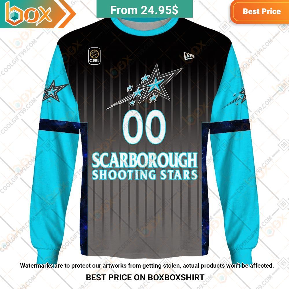 Personalized CEBL Scarborough Shooting Stars Shirt Hoodie 4