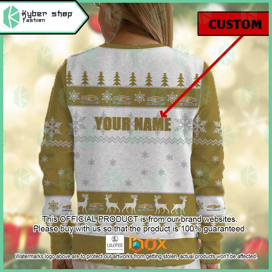 BEST Personalized Chevrolet Christmas Sweater 5
