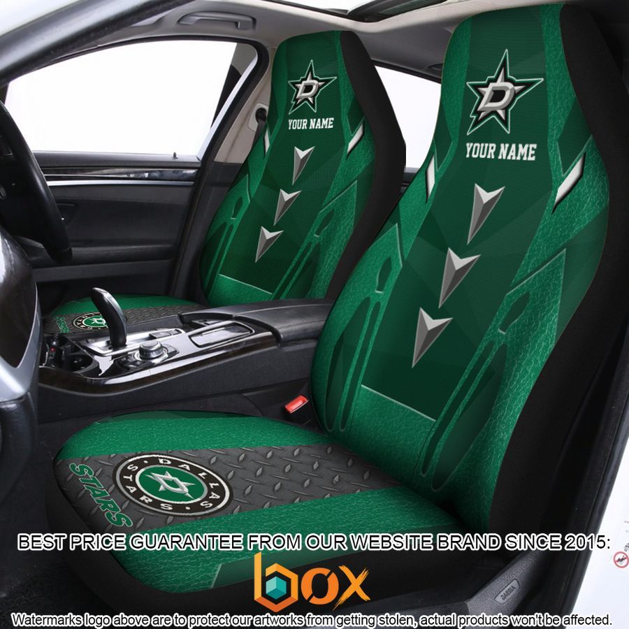 BEST Personalized Dallas Stars Car Seat Covers 1