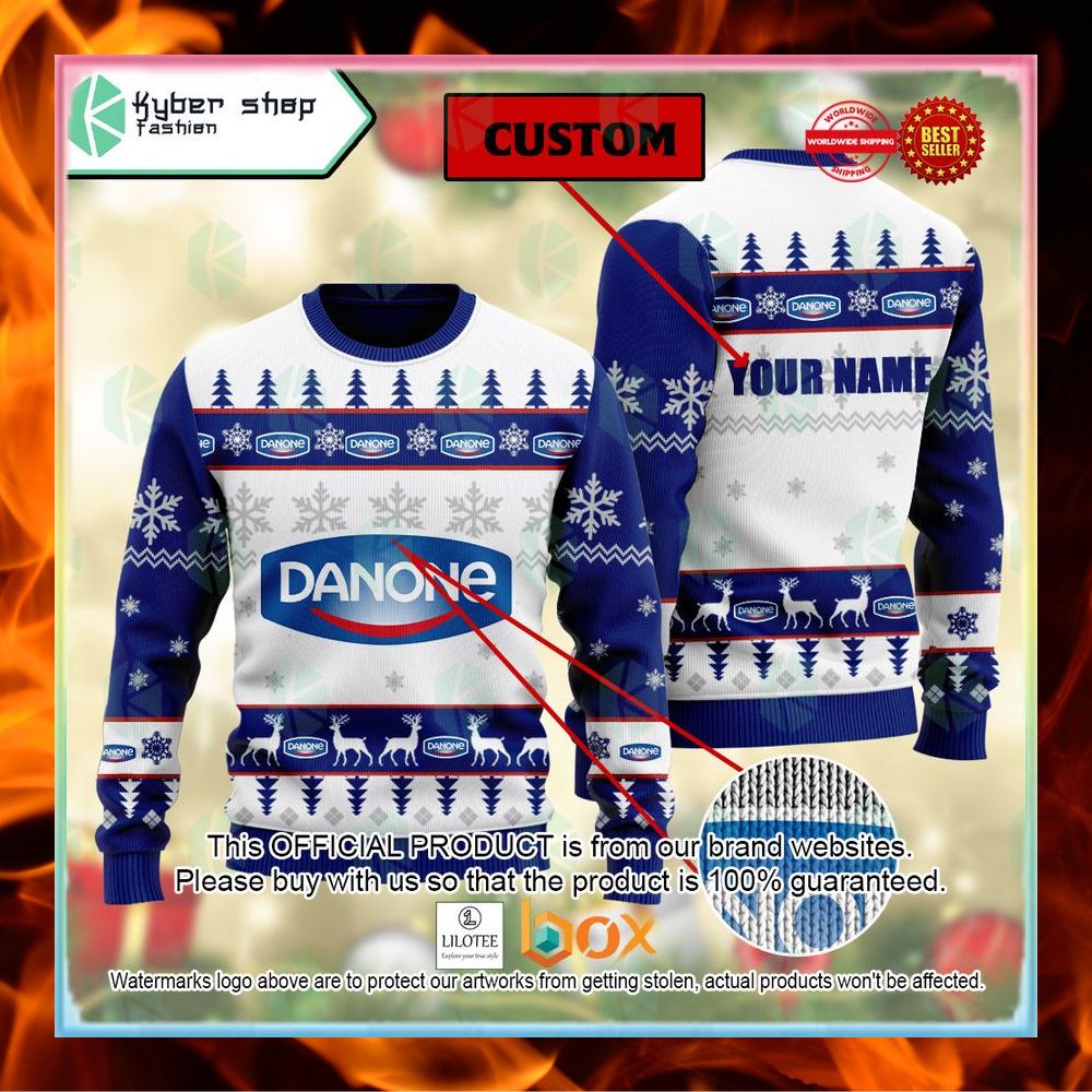 BEST Personalized Danone Christmas Sweater 6