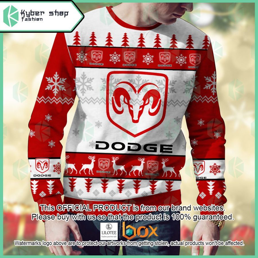 BEST Personalized Dodge Christmas Sweater 2