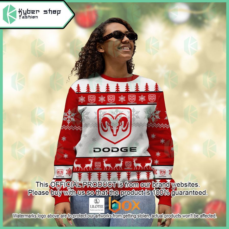 BEST Personalized Dodge Christmas Sweater 4