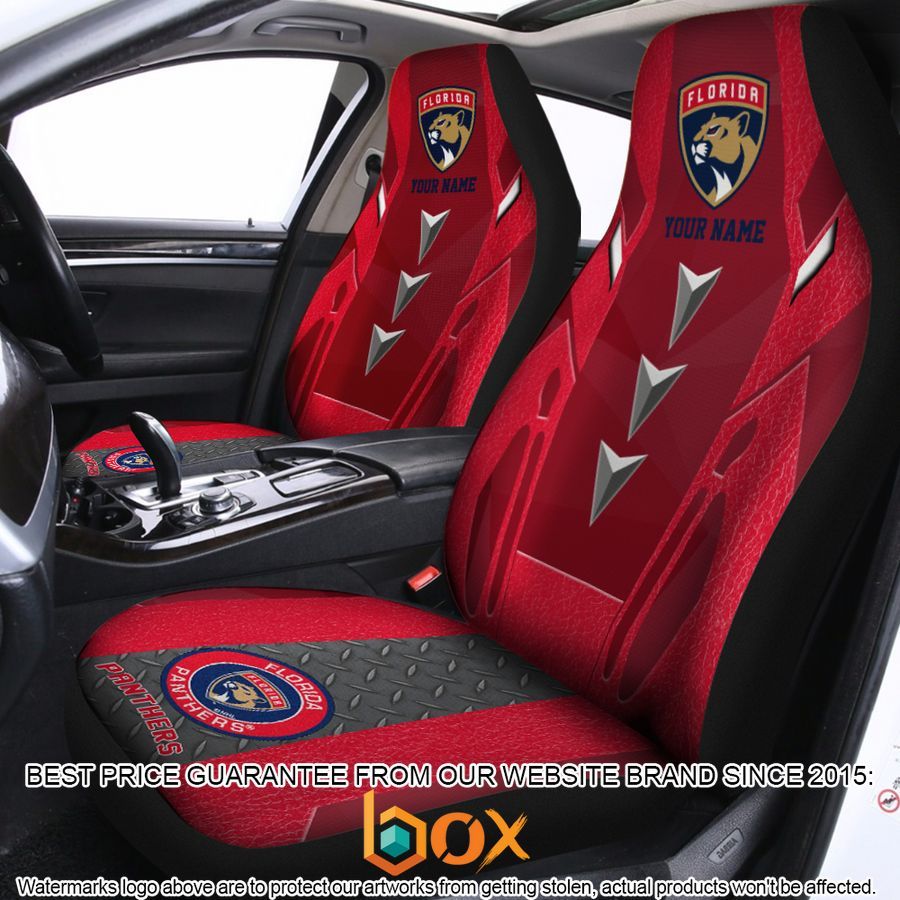 BEST Personalized Florida Panthers Car Seat Covers 6