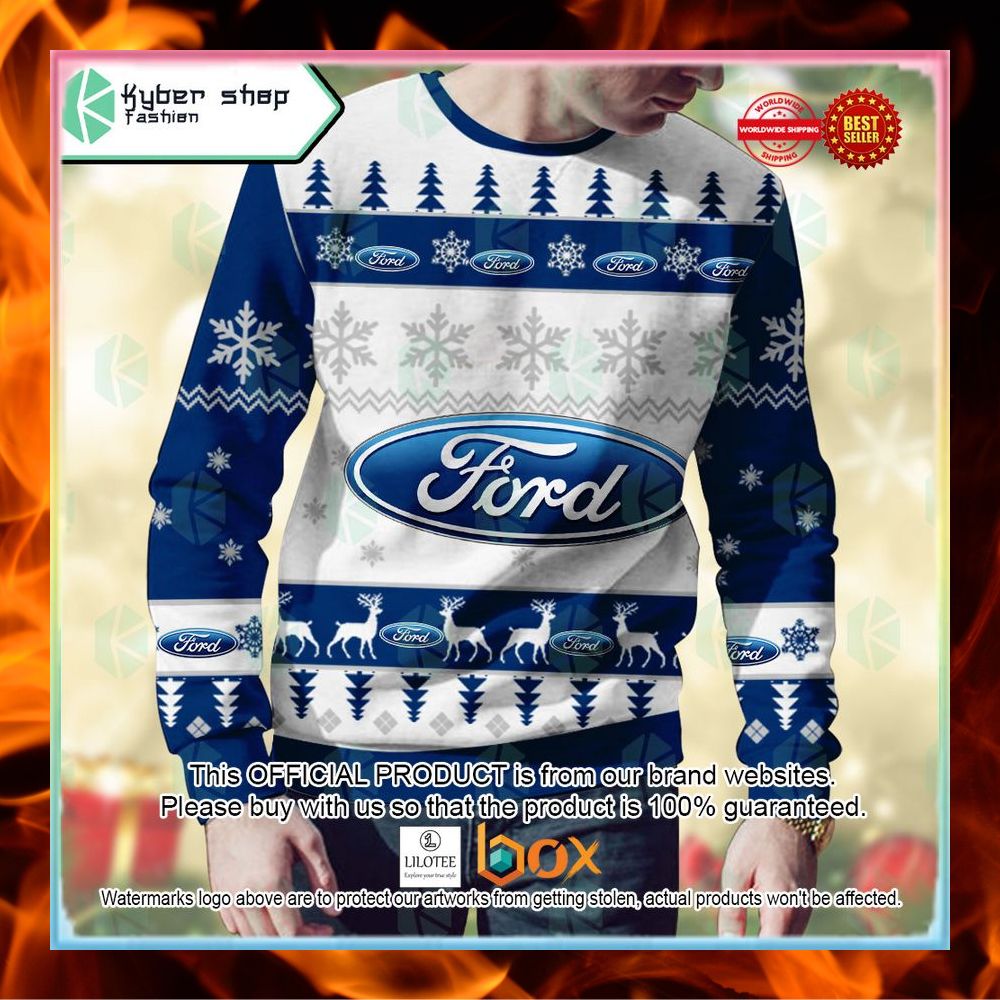 BEST Personalized Ford Christmas Sweater 7