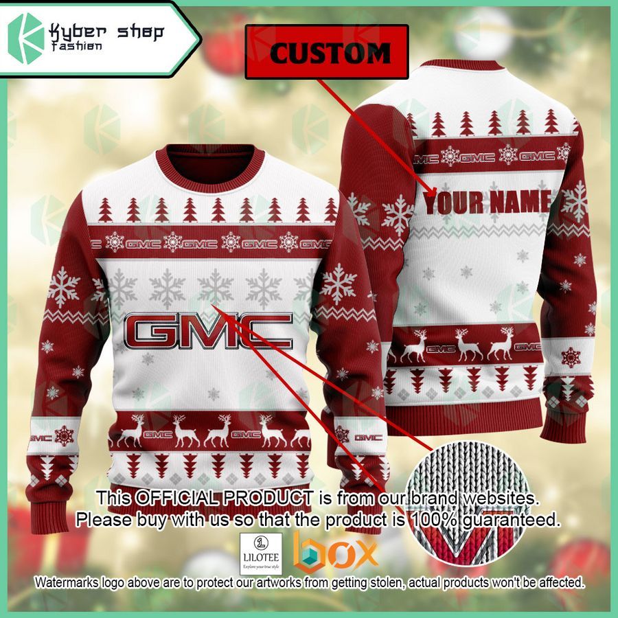 BEST Personalized GMC Christmas Sweater 1