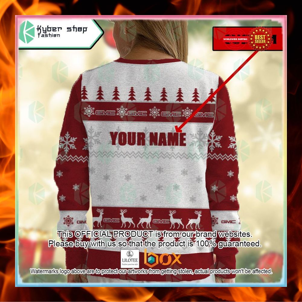 BEST Personalized GMC Christmas Sweater 10