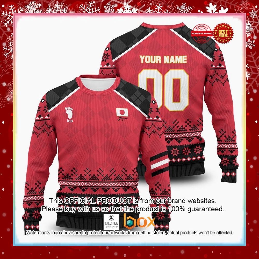 BEST Personalized Haikyuu National Team Christmas Ugly Sweater 7