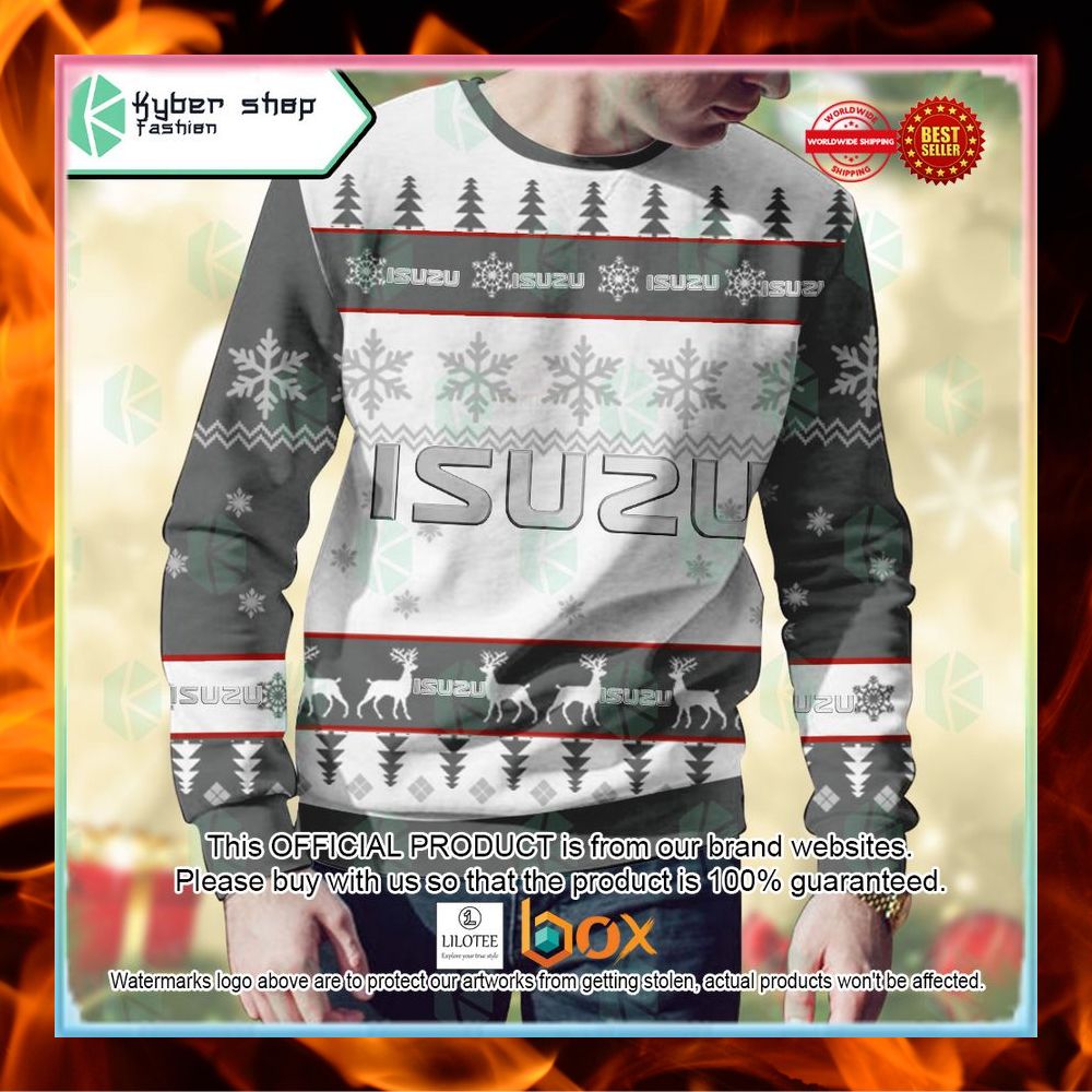 BEST Personalized Isuzu Christmas Sweater 7