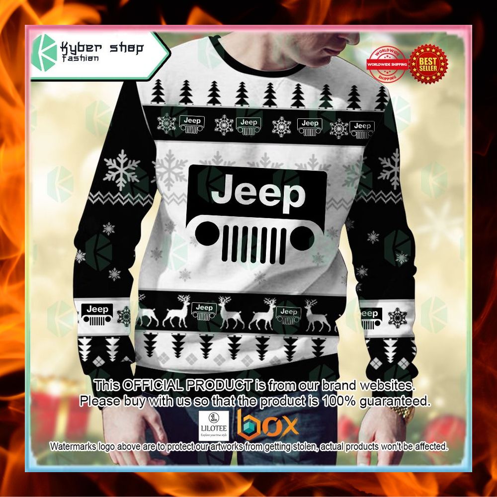 BEST Personalized Jeep Christmas Sweater 7