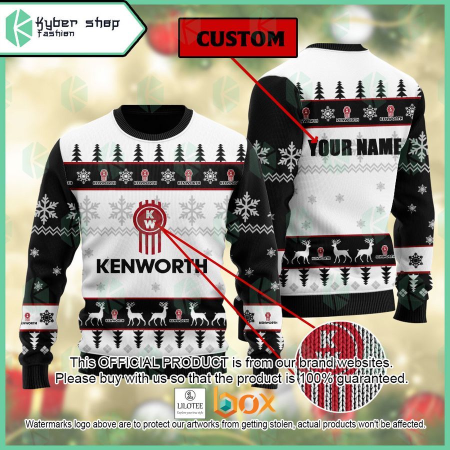 BEST Personalized Kenworth Christmas Sweater 1