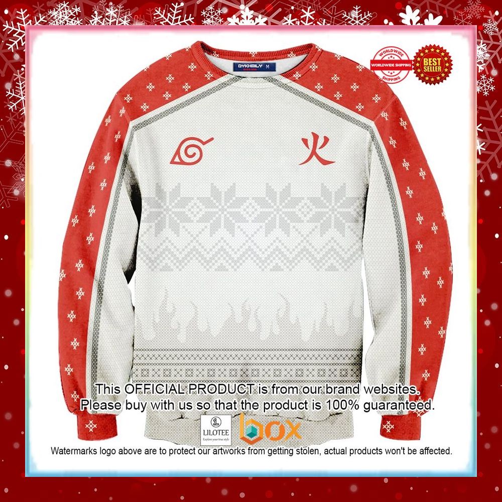 BEST Personalized Konoha Hokage Ugly Sweater 5