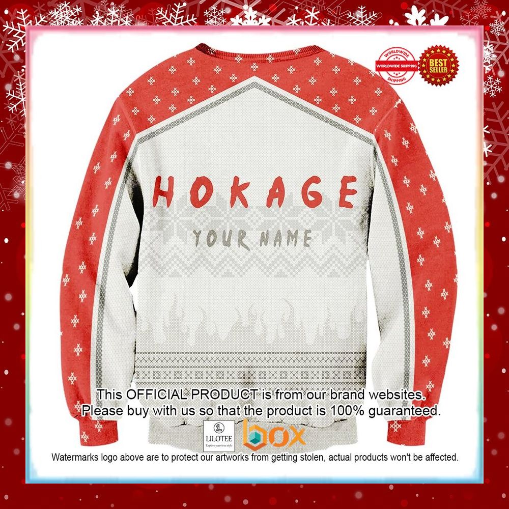 BEST Personalized Konoha Hokage Ugly Sweater 8