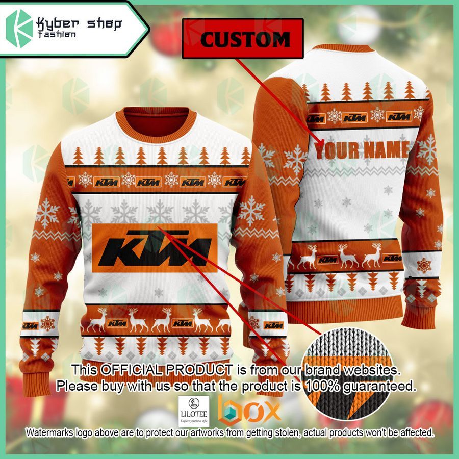 BEST Personalized KTM Christmas Sweater 1