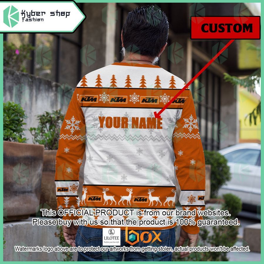 BEST Personalized KTM Christmas Sweater 3