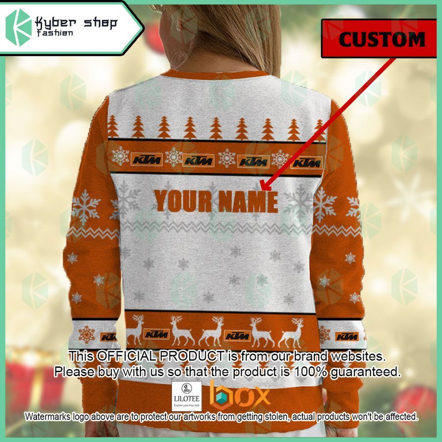 BEST Personalized KTM Christmas Sweater 5
