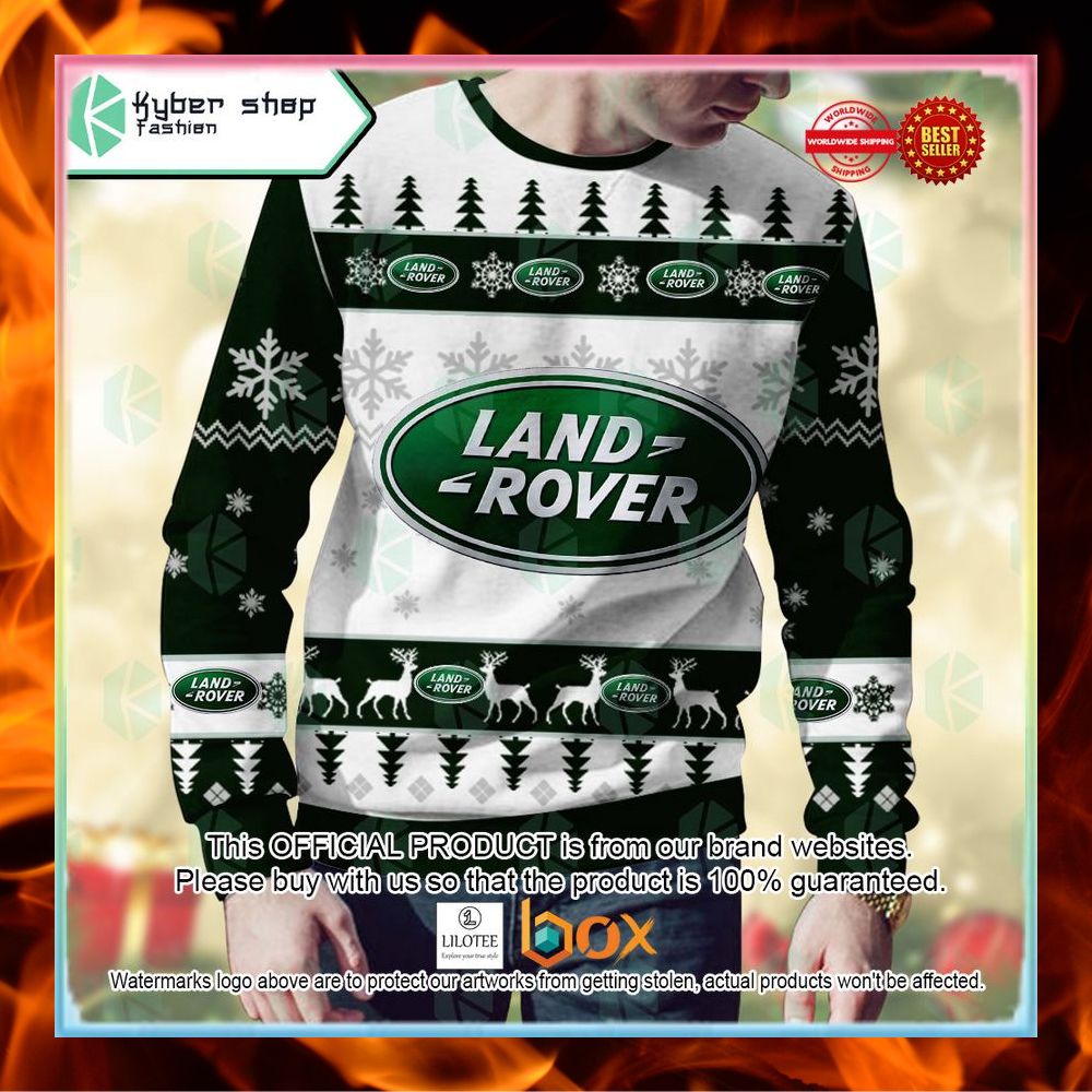 BEST Personalized Land Rover Christmas Sweater 7