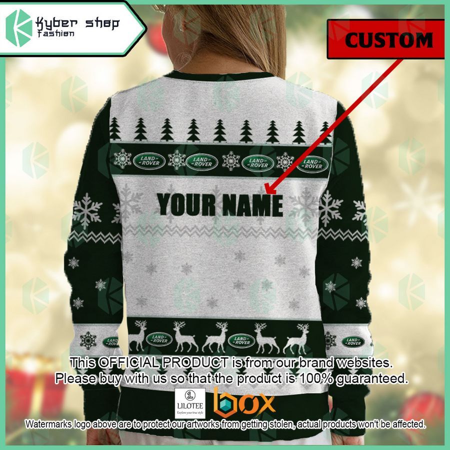BEST Personalized Land Rover Christmas Sweater 5