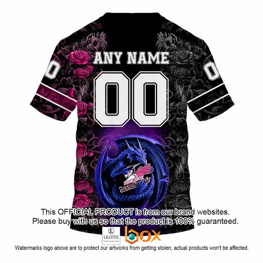BEST Personalized Netball AU Adelaide Thunderbirds Rose Dragon Hoodie, Shirt 15