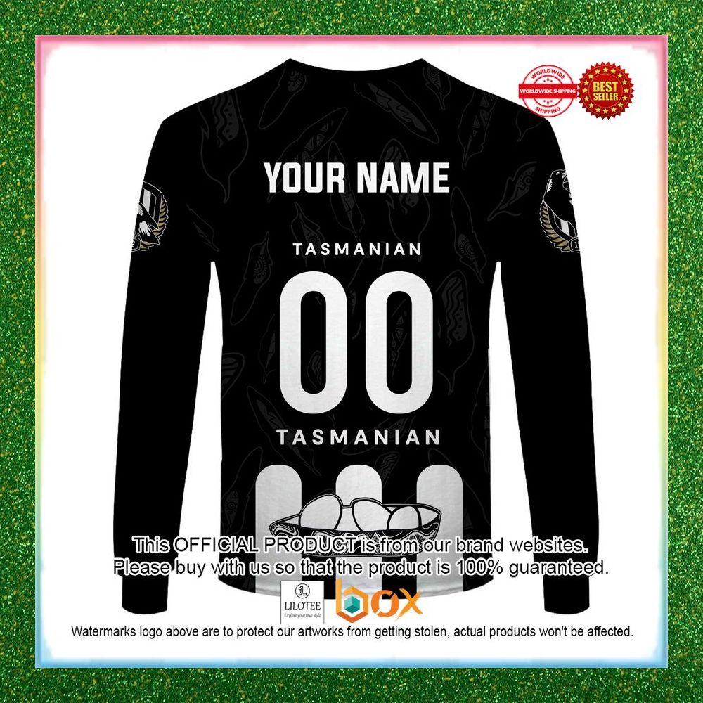 BEST Personalized Netball Collingwood Magpies Indigenous Jersey Hoodie, Shirt 9