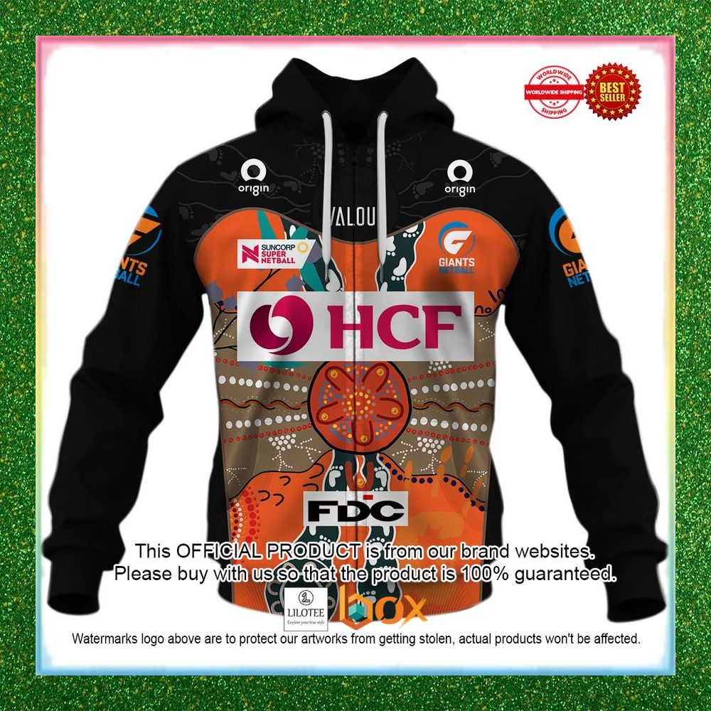 BEST Personalized Netball Giants Indigenous Jersey Hoodie, Shirt 2