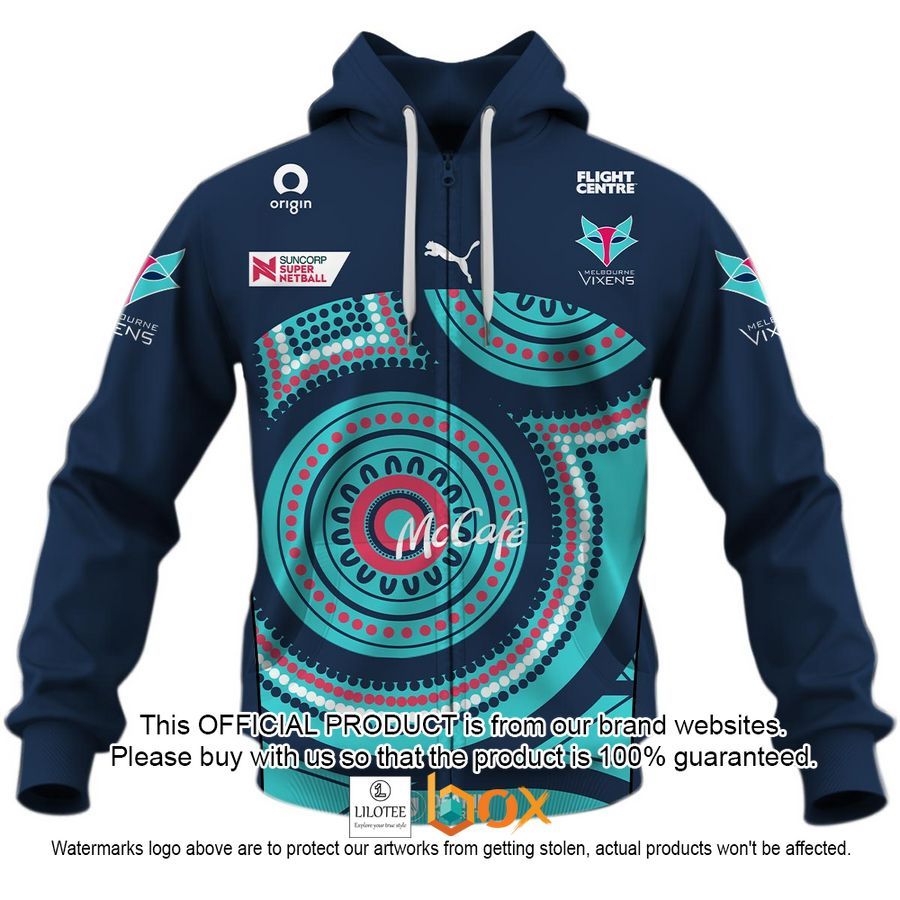 BEST Personalized Netball Melbourne Vixens Indigenous Jersey Hoodie, Shirt 13