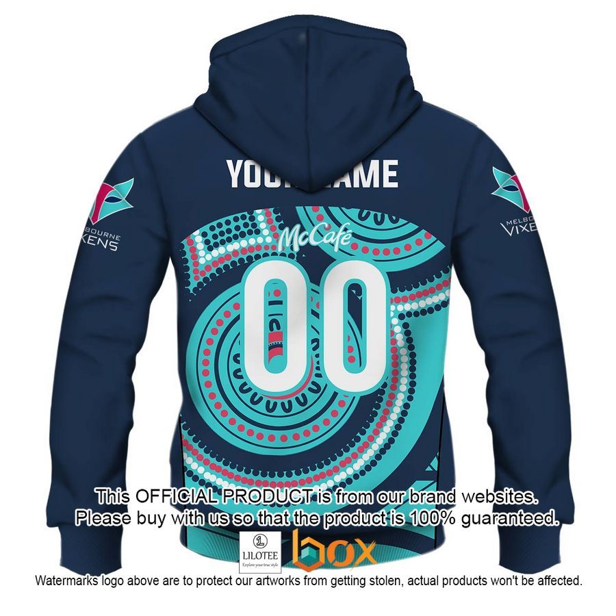 BEST Personalized Netball Melbourne Vixens Indigenous Jersey Hoodie, Shirt 18
