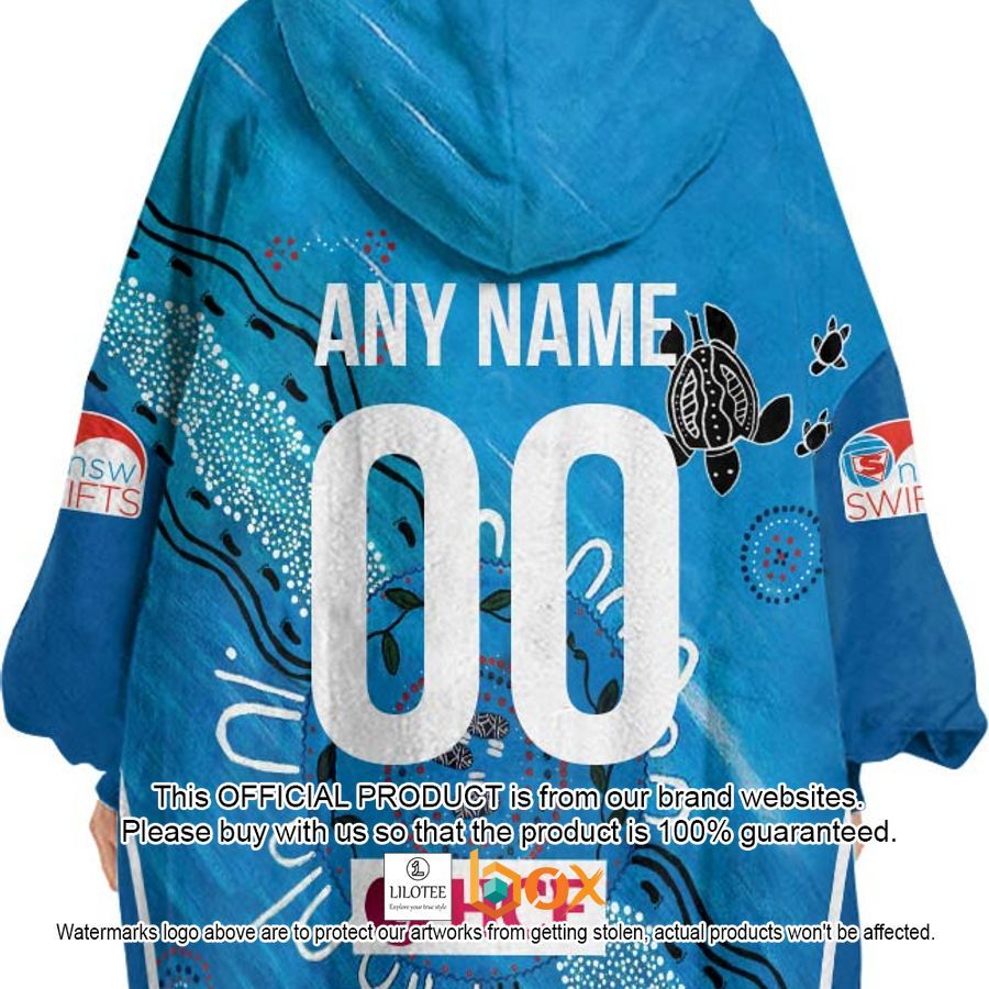 BEST Personalized Netball New South Wales Swifts Indigenous Oodie Blanket Hoodie 8
