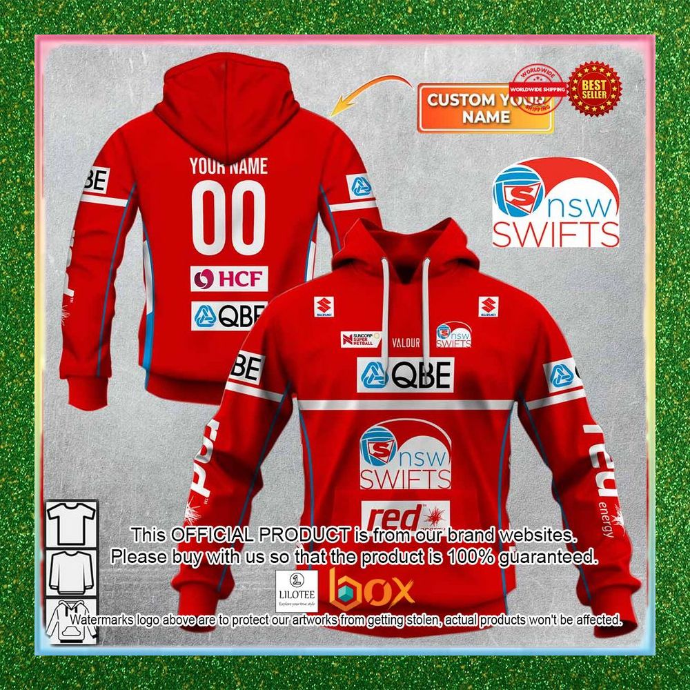 BEST Personalized Netball New South Wales Swifts Jersey 2022 Hoodie, Shirt 1