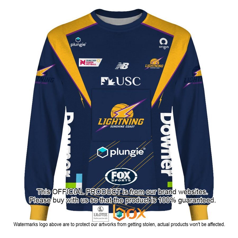BEST Personalized Netball Sunshine Coast Lightning Jersey 2022 Hoodie, Shirt 12