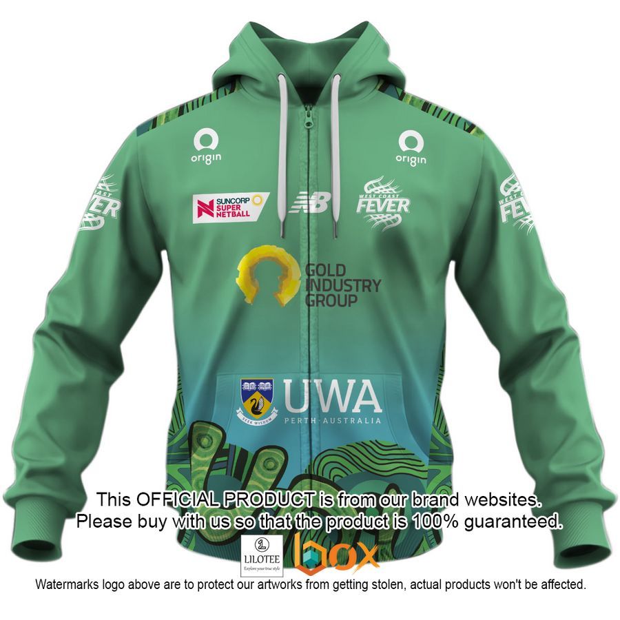 BEST Personalized Netball West Coast Fever Indigenous Jersey Hoodie, Shirt 13