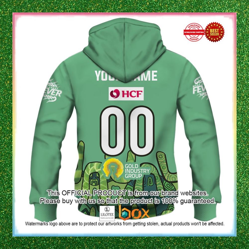 BEST Personalized Netball West Coast Fever Indigenous Jersey Hoodie, Shirt 7
