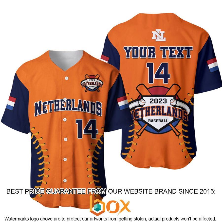 NEW Customized Netherlands Baseball Sporty Style Baseball Jersey 6