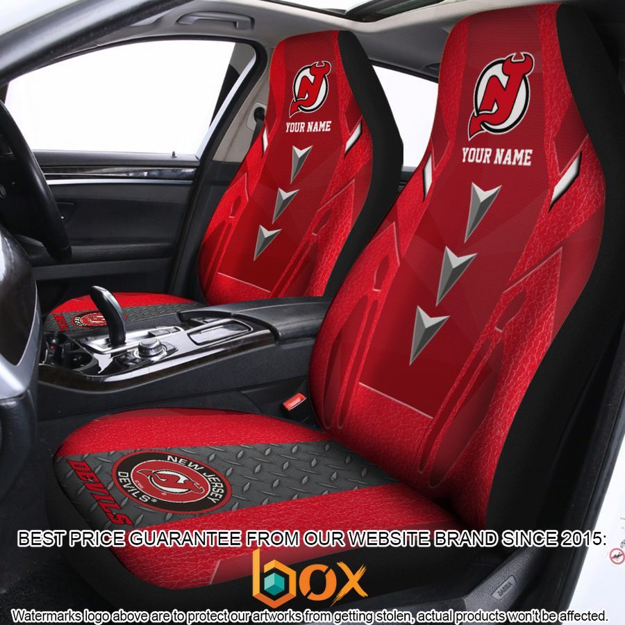 BEST Personalized New Jersey Devils 18 Car Seat Covers 1