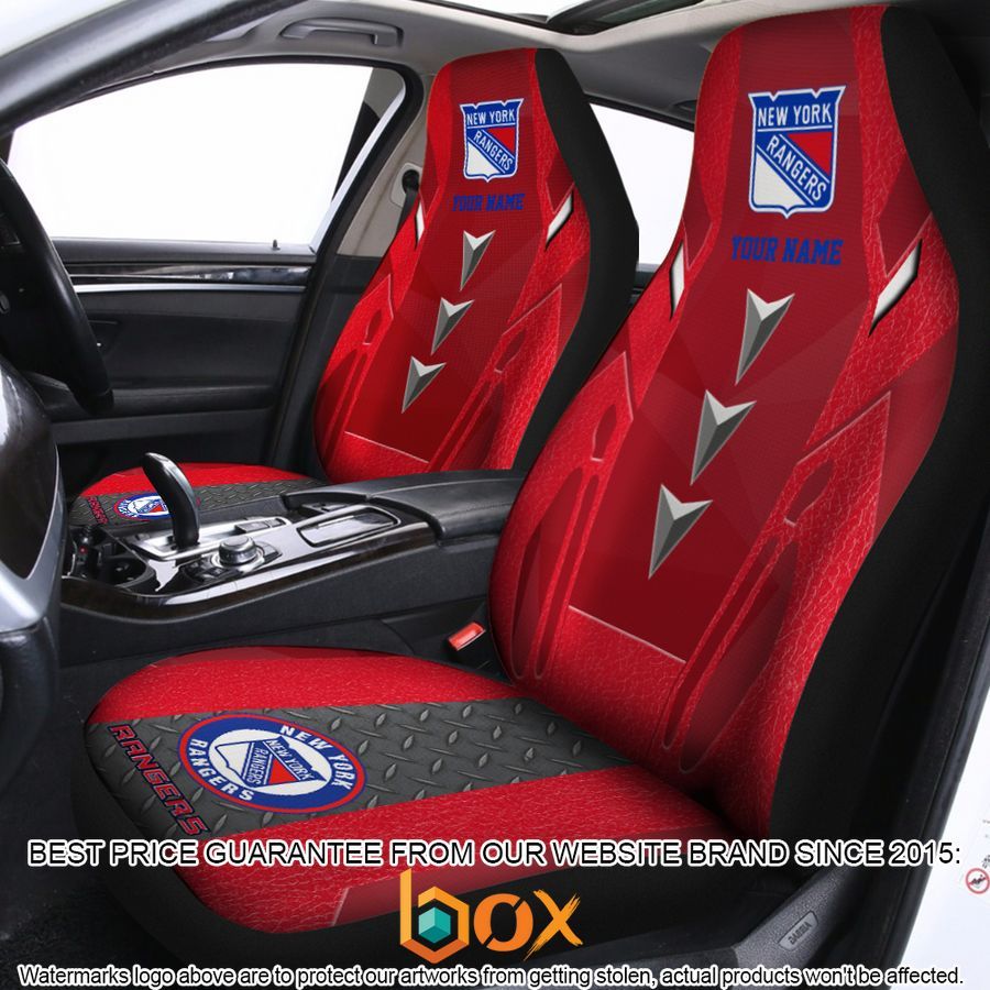BEST Personalized New York Rangers Car Seat Covers 8