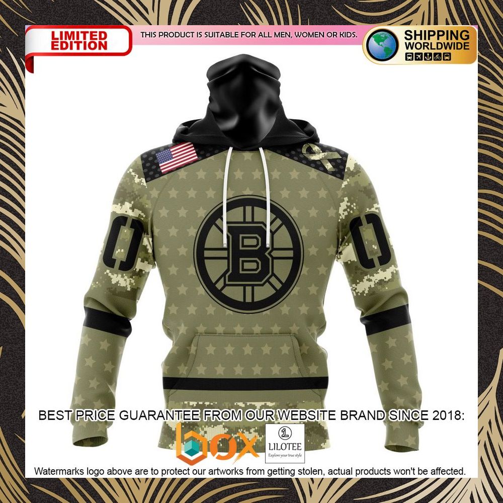 BEST NHL Boston Bruins Special Camo Military Appreciation Personalized 3D Shirt, Hoodie 4