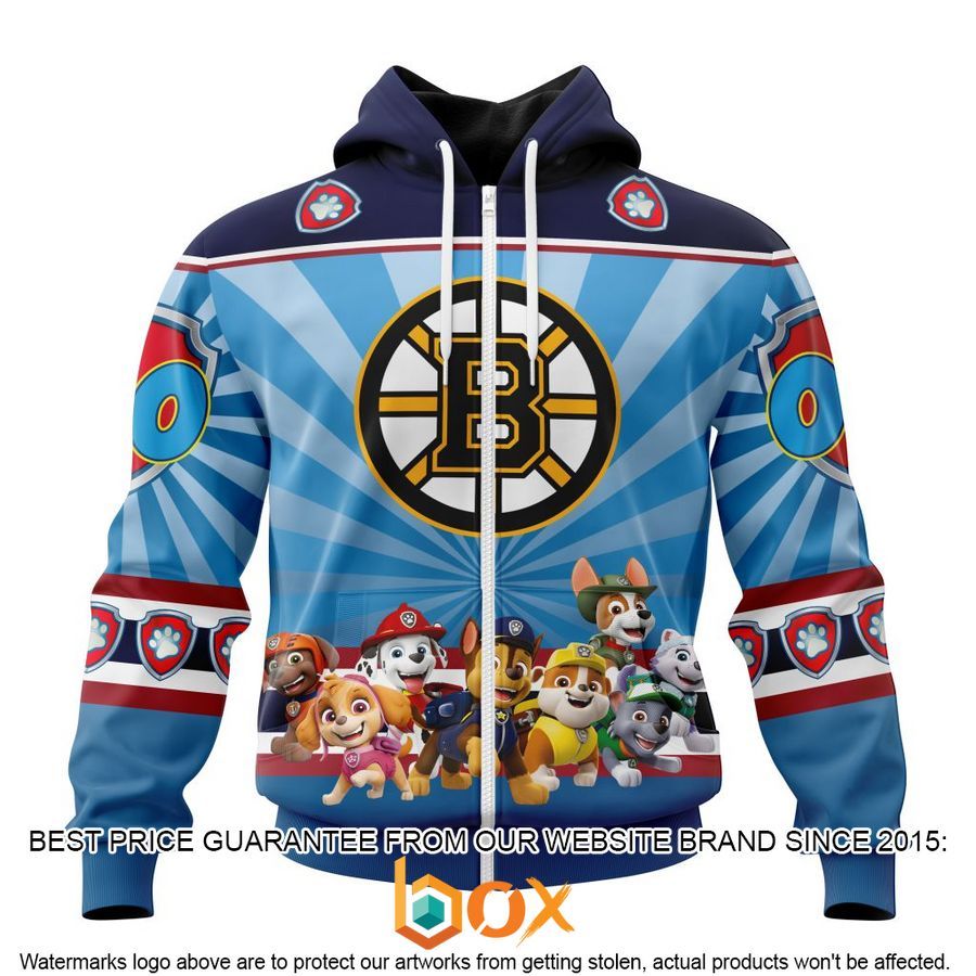 NEW NHL Boston Bruins Special Paw Patrol Kits Custom Shirt 41