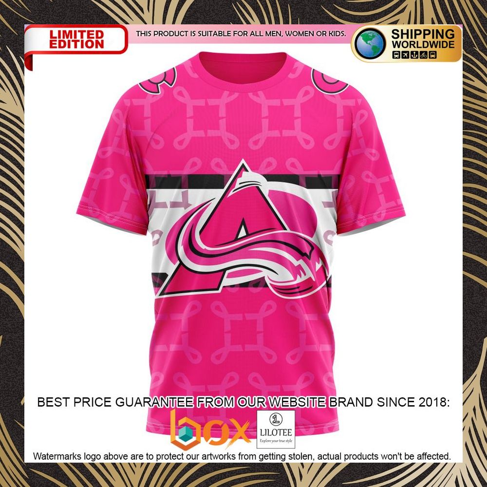 BEST NHL Colorado Avalanche Specialized Design I Pink I Can! IN OCTOBER WE WEAR PINK BREAST CANCER Personalized 3D Shirt, Hoodie 8