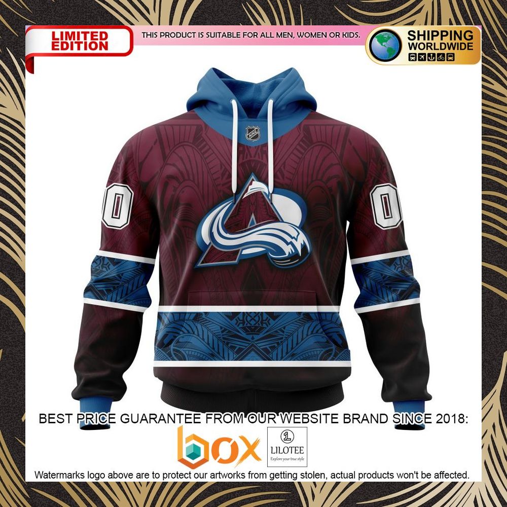 BEST NHL Colorado Avalanche Specialized Native With Samoa Culture Personalized 3D Shirt, Hoodie 1