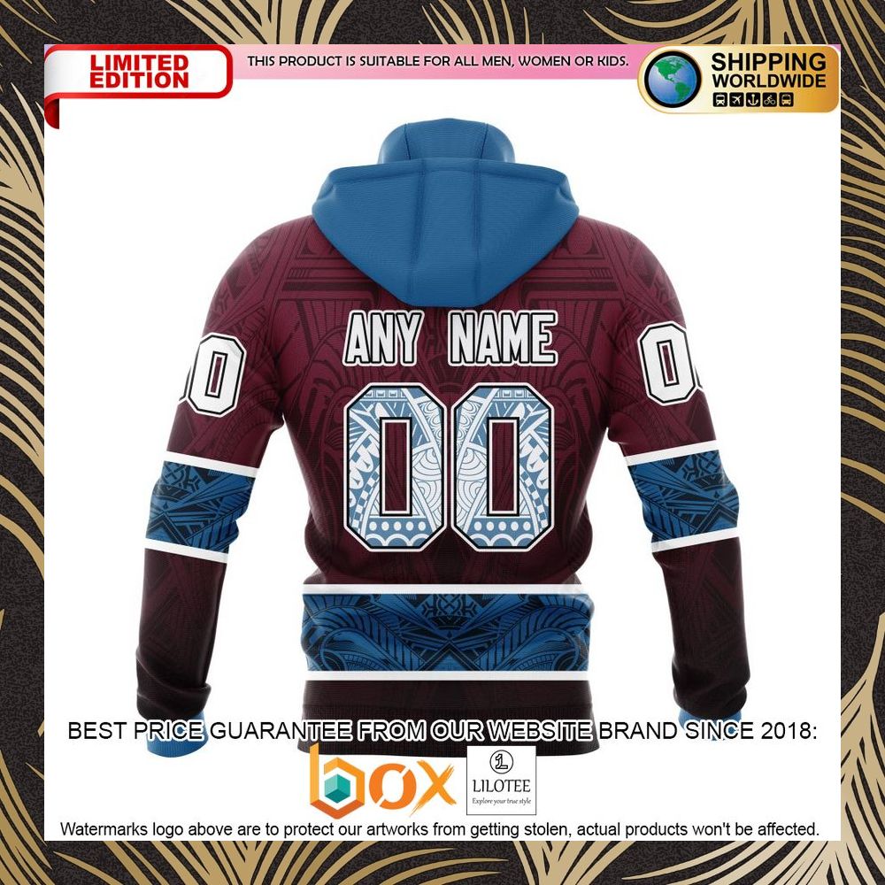 BEST NHL Colorado Avalanche Specialized Native With Samoa Culture Personalized 3D Shirt, Hoodie 5