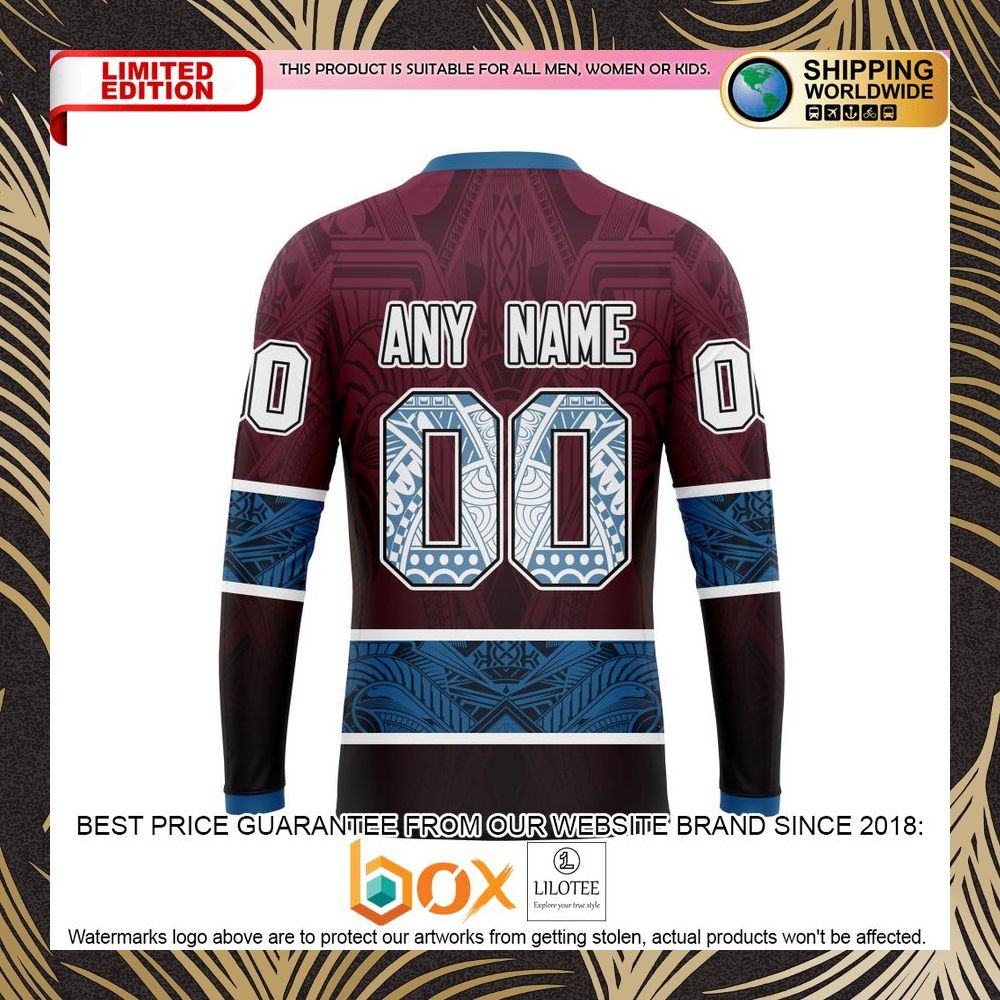 BEST NHL Colorado Avalanche Specialized Native With Samoa Culture Personalized 3D Shirt, Hoodie 7