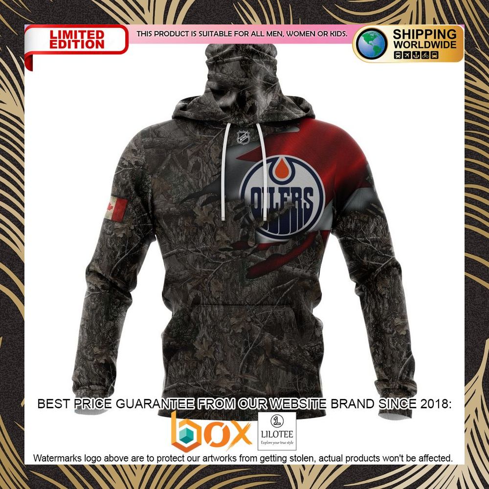 BEST NHL Edmonton Oilers Specialized Hunting Camo Realtree Personalized 3D Shirt, Hoodie 4