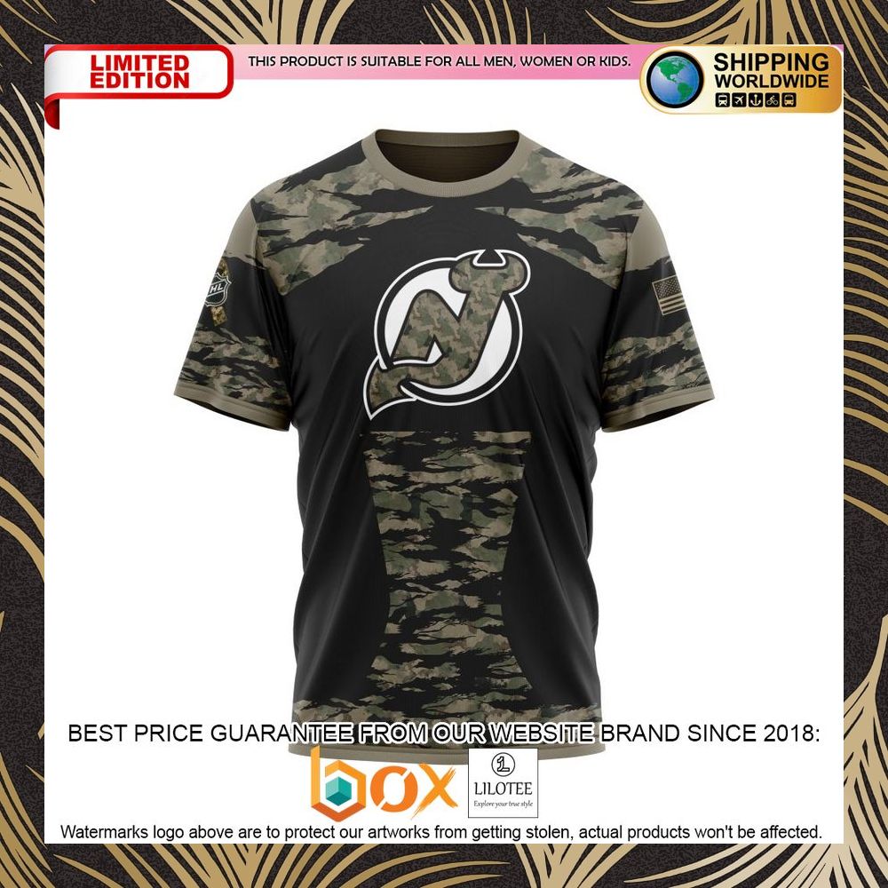 BEST NHL New Jersey Devils HONORS VETERANS AND MILITARY MEMBERS Personalized 3D Shirt, Hoodie 8