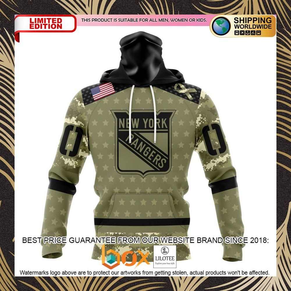 BEST NHL New York Rangers Special Camo Military Appreciation Personalized 3D Shirt, Hoodie 4