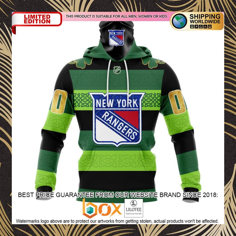 BEST NHL New York Rangers St.Patrick Days Concepts Personalized 3D Shirt, Hoodie 4
